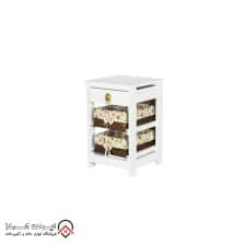 سبد سیب زمینی و پیاز مدل ارغوان سفید