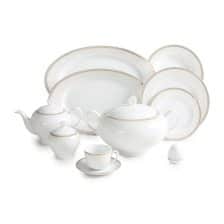 سرویس چینی سری ریوا طلایی ۱۰۲ پارچه ۱۲ نفره