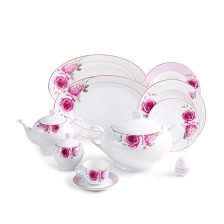 سرویس چینی سری رزفلاور ۱۰۲ پارچه ۱۲ نفره