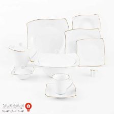 سرویس چینی زرین سری آسترو 91 پارچه ۱۲ نفره