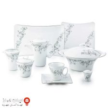سرویس چینی باروک سری وینچی 90 پارچه ۱۲ نفره