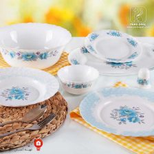سرویس غذاخوری اپال رزالین 410B پارس اوپال ۲۸ پارچه