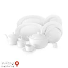 سرویس چینی سفید رادیانس  ۱۰۲ پارچه ۱۲ نفره