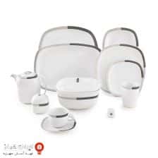 سرویس چینی وگاس سری کواترو 98 پارچه ۱۲ نفره