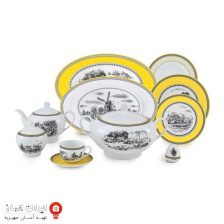سرویس چینی ویلیچ سری ایتالیا اف 102 پارچه ۱۲ نفره