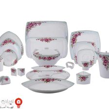 سرویس چینی پردیس کاشان سری آلما فیروزه ای 12 نفره