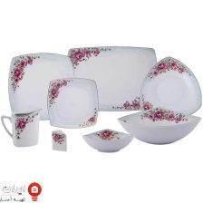 سرویس چینی پردیس کاشان سری آلما فیروزه ای 6 نفره