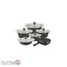 iranjahaz Granite Pot Set 12 Pieces Aisel model PYRAMID