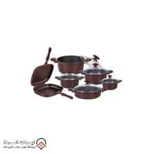 سرویس قابلمه گرانیتی 9 پارچه آیسل مدل pmt