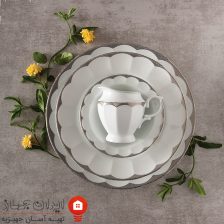 سرویس چینی ایساتیس پلاتینی نئوکلاسیک 103 پارچه 12 نفره 3 0541d
