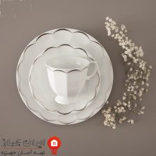 سرویس چینی نارسیس پلاتینی نئوکلاسیک 103 پارچه 12 نفره 2 059df