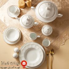 سرویس چینی لومیو نئوکلاسیک 103 پارچه 12 نفره 2 087d