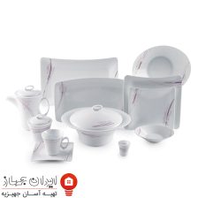 سرویس چینی  آلبا پلاتینی  وینچی 97 پارچه 12 نفره