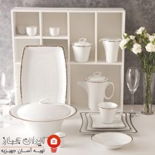 سرویس چینی رویال پلاتینی وینچی 97 پارچه 12 نفره 3 2556454d