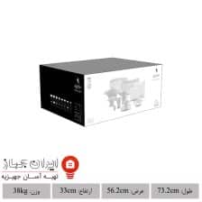 سرویس چینی رویال پلاتینی وینچی 97 پارچه 12 نفره 6 52586fg