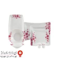 سرویس چینی آزالیا پینک وینچی 97 پارچه 12 نفره 2 5fg85656