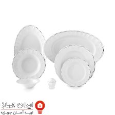 سرویس چینی نارسیس پلاتینی نئوکلاسیک 103 پارچه 12 نفره 5 605fg