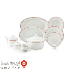 سرویس چینی رز دایموند رادیانس 102 پارچه 12 نفره