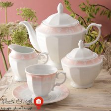 سرویس چینی اوآسیس صورتی نئوکلاسیک 103 پارچه 12 نفره 6 8085418