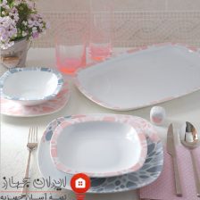 سرویس چینی 27 پارچه غذاخوری سلنا صورتی 3 Untitled 09676