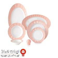 سرویس چینی 29 پارچه غذاخوری ماربل