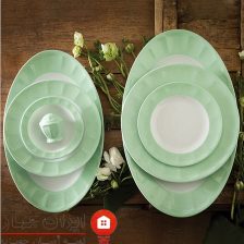 سرویس چینی 29 پارچه غذاخوری پاستل سبز 2 Untitled 3453