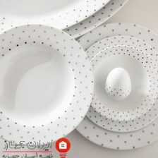 سرویس چینی 28 پارچه غذاخوری اسپاتی پلاتینی 4 Untitled 413241