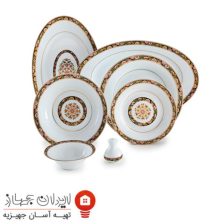 سرویس چینی 35 پارچه غذاخوری گلدن گاردن