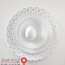 سرویس چینی 28 پارچه غذاخوری اسپاتی پلاتینی 6 Untitled 43132