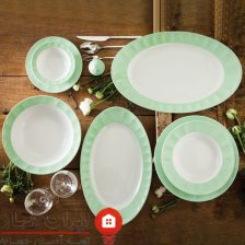 سرویس چینی 29 پارچه غذاخوری پاستل سبز 3 Untitled 4644