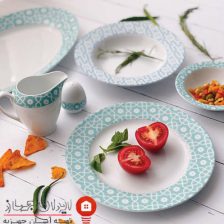 سرویس چینی 28 پارچه غذاخوری میبد سرمه ای فیروزه ای 5 Untitled 65333