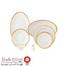 سرویس چینی 35 پارچه غذاخوری سه اسلیمی