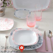سرویس چینی 27 پارچه غذاخوری سلنا صورتی 5 Untitled 98765