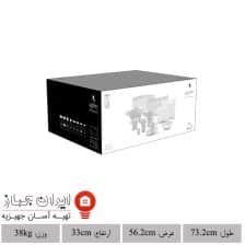 سرویس چینی آزالیا پینک وینچی 97 پارچه 12 نفره 12 dcy5