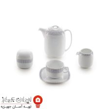 سرویس چینی لورن طلایی کواترو 98 پارچه 12 نفره 7 louren gold 17s