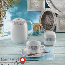 سرویس چینی لورن طلایی کواترو 98 پارچه 12 نفره 6 louren gold 7