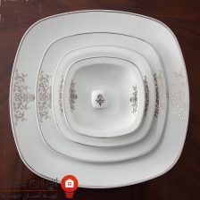 سرویس چینی مونت کارلو پلاتینی کواترو 98 پارچه 12 نفره 5 monte carlo platinium 4