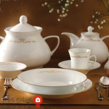 سرویس چینی کوئین شهرزاد 108 پارچه 12 نفره 2 queen 1