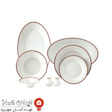 سرویس چینی سپینود ارغوانی شهرزاد 108 پارچه 12 نفره 13 sepinood purple 35s