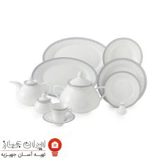 سرویس چینی وایت رز شهرزاد 108 پارچه 12 نفره