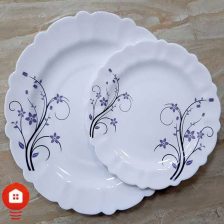 سرویس غذاخوری 25 پارچه گرد مقصود آرکوپال گل آرایی جلیا بنفش(Jaliya)