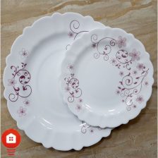 سرویس غذاخوری 25 پارچه گرد مقصود آرکوپال آرایی روشان بنفش (Roshan)