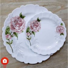 سرویس غذاخوری 25 پارچه گرد مقصود آرکوپال گل آرایی مهکامه صورتی 2 Untitled 505