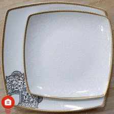 سرویس غذاخوری 30 پارچه ( 6 نفره ) چهار گوش چینی پردیس مدل نارنیا فیروزه 2 Untitled 540