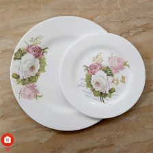 سرویس غذاخوری 26 پارچه گرد آرکوپال مقصود گل آرایی آزالیا نگینی (Azaliya)