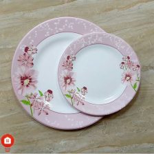 سرویس غذاخوری 26 پارچه گرد آرکوپال مقصود گل آرایی آنتوان صورتی(Antoan)