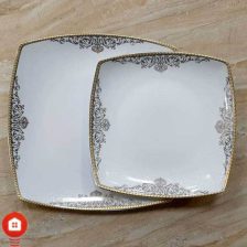 سرویس غذاخوری 105 پارچه ( 12 نفره ) چهار گوش چینی پردیس مدل مرکادو 2 Untitled 608