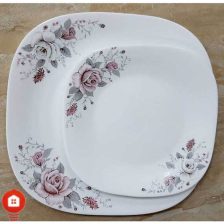 سرویس غذاخوری 26 پارچه چهار گوش آرکوپال مقصود گل آرایی گلوریا صورتی 2 Untitled 773