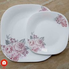 سرویس غذاخوری 26 پارچه چهار گوش آرکوپال مقصود گل آرایی آنوهه صورتی 2 Untitled 783