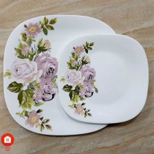 سرویس غذاخوری 26 پارچه چهار گوش آرکوپال مقصود گل آرایی آنارز (Anaroze)